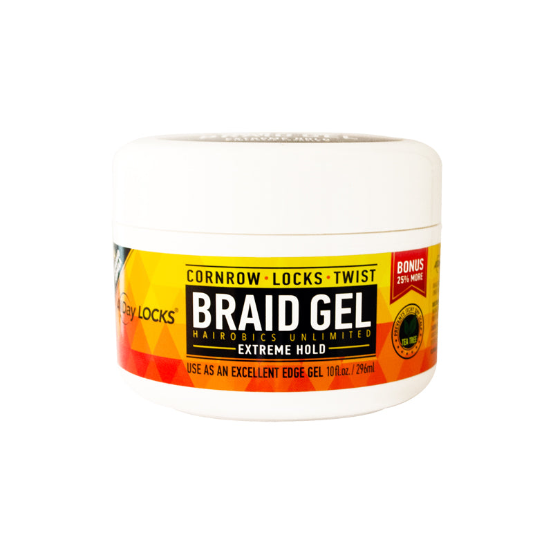 AllDay Locks Braid Gel Extreme Hold 10oz